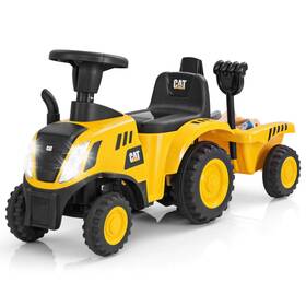 Honey Joy Hj-2452-ca Kids Ride On Tractor Licensed Caterpillar Push Car For Toddlers Det