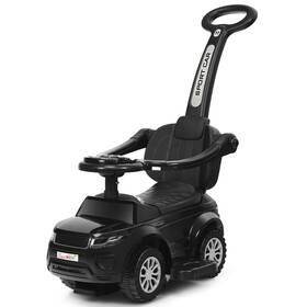 Honey Joy T7904bka26333 3 In 1 Ride On Push Car Toddler Stroller Sliding With Music Black