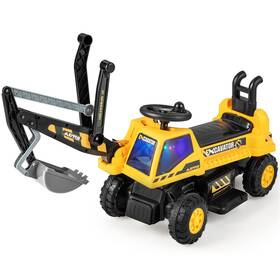 T123us-ywa25491 Honeyjoy Kids Ride On Excavator Digger Electric Construction Vehicles With Lights And Music