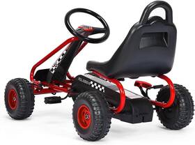 Honeyjoy Us-2ty283250pi Kids Ride On Toy Go Kart 4 Wheel Pedal Powered With Adjustable Seat Pink