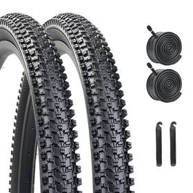Huiok 717935481704 26x1.95/24x1.95 Bike Tire Folding Replacement Tires Cushioned And