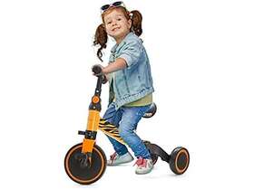 Hurtle 842893147291 3 In 1 Kids Tricyclestraining Bike 10mth-3yo Tiger