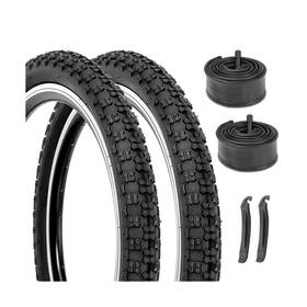 Hycline 162125blk-2tr2tb Kids Bike Replacement Tires Set 2-pack 12.5/14/16/20x2.125 Inch Prem