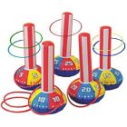 In395 Us Toy Inflatable Plastic Ring Toss Carnival Tall 049392283790