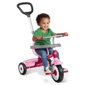 Inc 456p 3-in-1 Stroll Ftn Trike 3 Stages Grows With Child Pink Tricycle