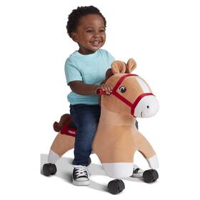 Inc. 744759321312 Boots Rolling Pony Plush Caster Ride-on Horse For Girls And Boys