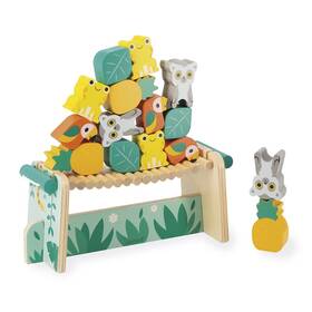Janod J08271 - Tropik Tropical Balance Game Wooden Toy 1 Bridge To Construct And