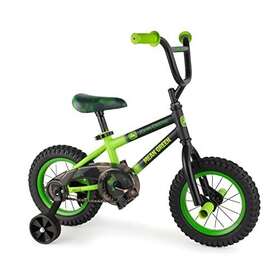 John Deere 465202782060 Mean Green Kids Bicycle With Removable Training Wheels 12 Boy S
