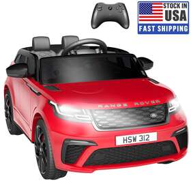 Jojoka Qy2088 12v Kids Ride On Car Licensed Land Rover Electric Toy With Rc Pull Rod Music