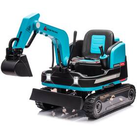 Joyldias 21500us 2in1 12v 360 Kids Blue Ride On Excavator Traxcavator Toys With Rc