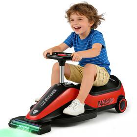 4900sa Joyldias 2in1 12v Kids Ride On Car Dust Vacuum Function Go Kart 2 Speeds Music Red