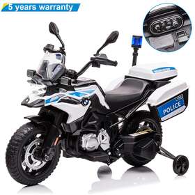 Joyldias Jt5002 12v Licensed Bmw Kids Ride On Police Motorcycle 2-speed Electric Motorbike Car