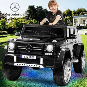 Joyldias U2400 Black 12v Battery Kids Ride On Car Mercedes-benz Electric Toy 3 Speeds With Remote