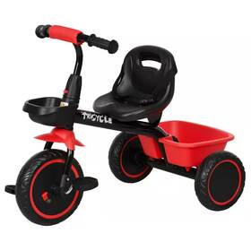 Jushua 313110380352 Tricycle For Toddlers Age 2-5 With Adjustable Seat Toddler Bike Storage Ba