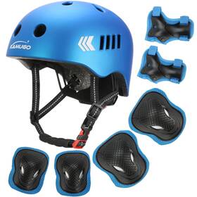 Kamugo V-037-s Kids Bike Helmet Set Toddler For Ages 2-8 Boys Girls With Spor