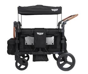 Keenz 859801006960 Duo Stroller Wagon With Canopy 4-passenger Capacity - Black