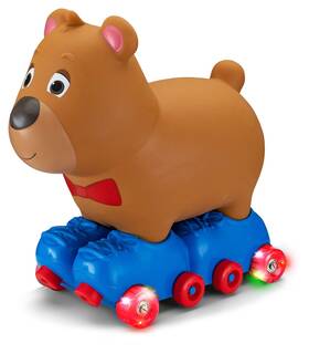 Kid Trax 038675235878 Silly Skaters Bear Toddler Foot To Floor Ride On Toy Kids 1-3 Years Old