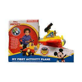 Kiddieland 063032 Interactive And Motorized Electronic Activity Ride-on Plane Mickey