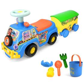 Kiddieland 064469 Lights Nft Sounds Camper - Stitch Disney Foot-to-floor Vehicle
