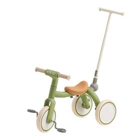 Kidpop B0dst9xv9z 4-in-1 Toddler Tricycle Adjustable Push Handle For 1-4 Year Oldbirthday