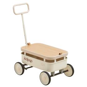 Kidpop Kpd4005a Pula-wild 3-in-1 Kidsft Pull-along Wagon Toddlers Push Walker For 2.5-8 Remov
