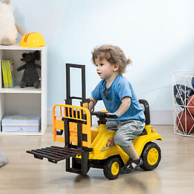 Kids Ride On Forklift Construction Truck With Fork Tray Gifts For 3 4 Years Old