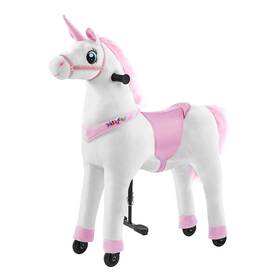 Kidsgrow Jd-urt4ymwh Ride On Horse Unicorn Toy For Kids Riding Pony Rider Mechanical Cycle W