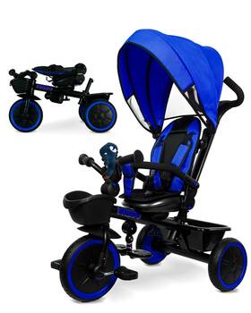 Kriddo 850053567117 7-in-1 Tricycle Stroller For Toddlers 18 Months To 5 Years Adjustable Push H