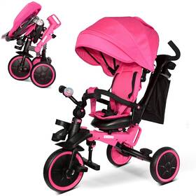 Kriddo 850053567445 8-in-1 Foldable Tricycle Stroller For Toddlers 18 Months To 5 Years 5