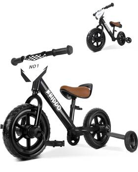 Kriddo 850053567605 2-in-1 Kids Tricycle And Toddler Balance Bike 2 Year Old Detachable P