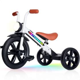 Kriddo 850072175188 Kids Tricycle 12 Inch Puncture Free Wheel W Front Light Adjustable S