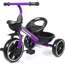 Kriddo Tc003-purple Kids Tricycles Age 24 Month To 4 Years Toddler Trike For 2.5 5 Year