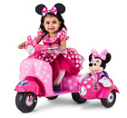 Kt1464wm Kid Trax Minnie Mouse Happy Helpers Scooter With 038675163065