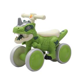 Dino-01 Kxylumi Dinosaur Balance Bike For 1-3 Year Olds 4-wheel No-pedal Wa