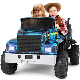 F3500 Large Camo 24v Battery 2-seater Kids Ride On Car Dump Truck Tractor 3 Speed With Rc F3500 Large Camo 24v Battery 2-seater Kids Ride On Car Dump Truck Tractor 3 Speed With Rc