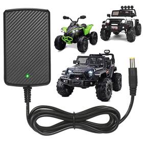 Lazora 715017922091 24v Charger For Kids Ride On Car Toys 24 Volt Battery Wrangler Suv Ki