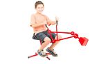 Legged Toy Kids Ride On Sand Digger Backhoe Excavator Red