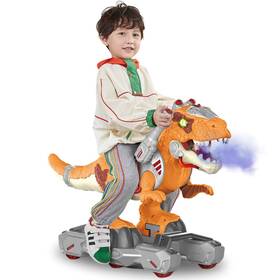 Liberty Imports 817210027860 Dinosaur Ride On Push Car For Little Kids Battery Operated And Elect
