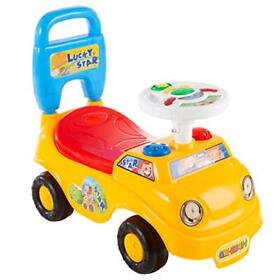 Lilfoot Rider Push Car Scoot And Ride Car Walker With Steering Wheel Lights