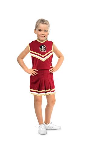 Little King 766329414774 Ncaa Toddler/youth Girls Team 2 Piece Cheer Dress-sizes 2t 3t 4t 6