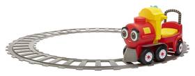 Little Tikes 050743660962 Cozy Train Scoot Ride-on With Track Under Seat Storage And Working Bell Fo
