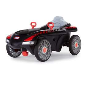 Little Tikes 646768m8p Jett Car Racer Ride-on Pedal In Black And Red Adjustable Sea