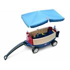 Little Tikes Kids Deluxe Wagon Ride Toys Umbrella Outdoor Handle Push Cozy Toddler Cooler New 066511167908