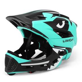 Lixada Mmb9on Kids Bike Helmet Adjustable Detachable Full Face For Cycling He