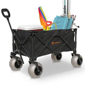 Loadbuddy Fw-0414 Load Buddy Beach Wagon With 9 Inch Balloon Wheels For Sand Built-in Rod Holders