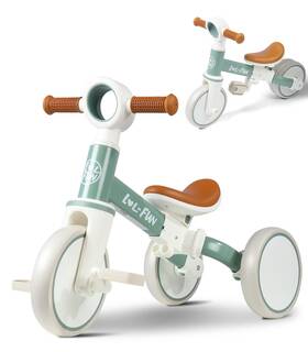 Lol-fun L00084 Tricycle For Toddlers 1-3 Years Old Boys Girls Toy 4 In 1 Baby Balance Bike