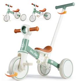 Lol-fun L00113 5 In 1 Toddler Tricycles For 1-3 Year Olds Boys Girls Toy Baby Balance Bike