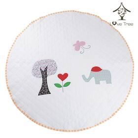 Lovetree Crs600992 Kids Canvas Cushion Antiskid Door Mat Carpet Rug Elephant