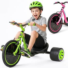 Madd Gear 206-8899 Kids Drift Trike Ride On With Adjustable Seat Safety Flag