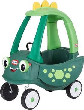Mga Entertainment 114129835747 Little Tikes Cozy Coupe Dinosaur Amazon Exclusive Large White